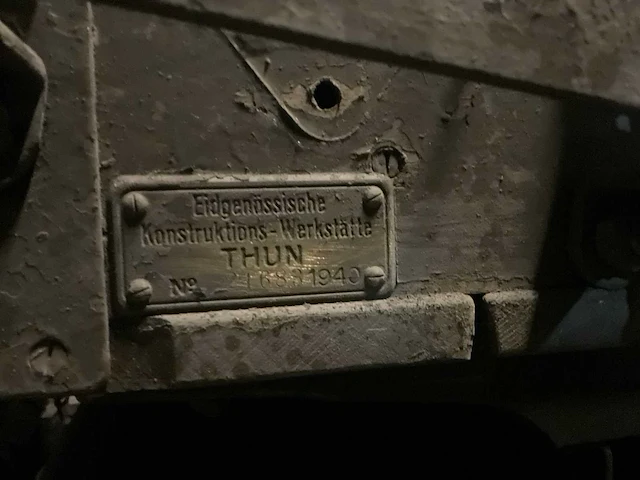 1940 thun munitiewagen handkar - afbeelding 7 van  9