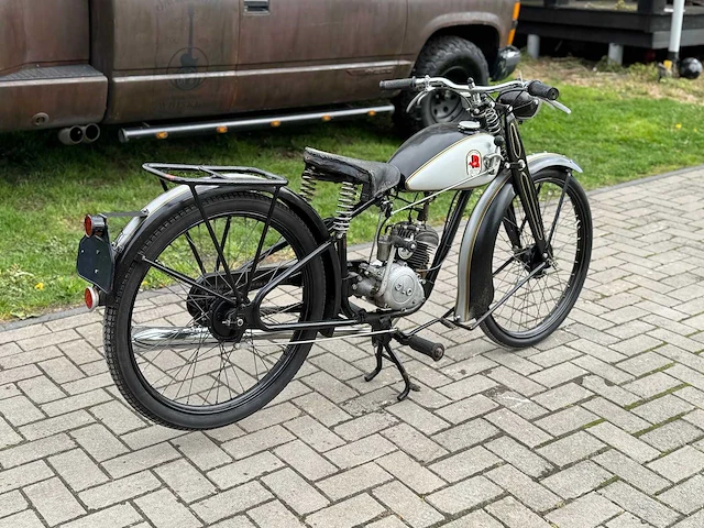 1950 bastert werke bielefeld 118cc motorfiets - afbeelding 9 van  13