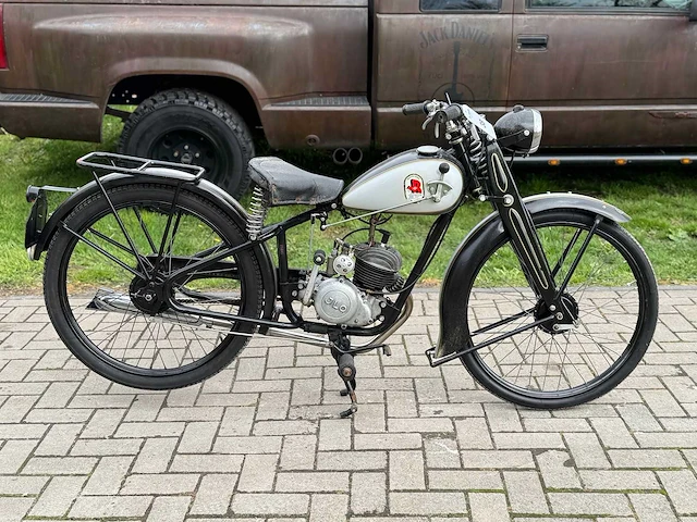 1950 bastert werke bielefeld 118cc motorfiets - afbeelding 10 van  13