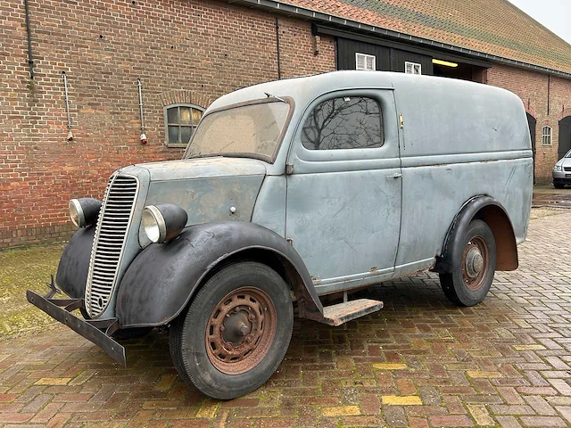 1950 fordson van e83w 10cwt - oldtimer / restauratieobject - afbeelding 1 van  35