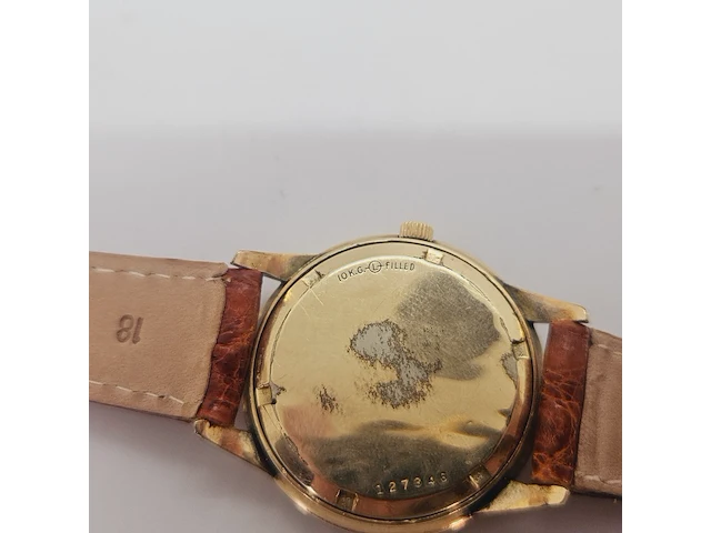 1950 lecoultre gold filled automatisch herenhorloge - afbeelding 11 van  11