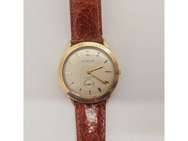 1950 lecoultre gold filled automatisch herenhorloge - afbeelding 1 van  11