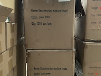 1950x boardmarker medium round oranje/lime groen sam creative - afbeelding 1 van  4