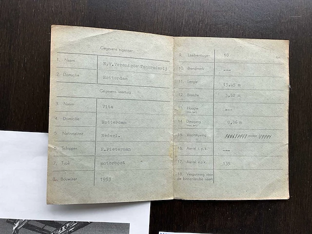 1953 directievaartuig ex vita - afbeelding 14 van  23