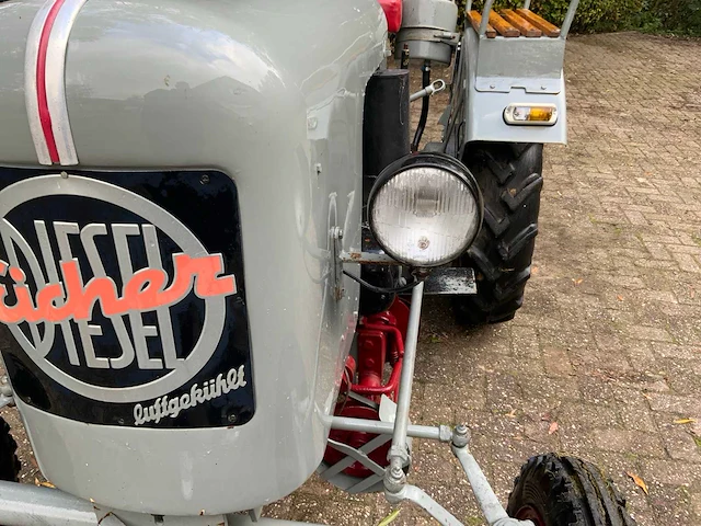 1954 eicher ekl 15/2b3 oldtimer tweewielaangedreven landbouwtractor - afbeelding 8 van  37
