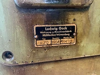 1954 ludwig gack h20 horizontale steekmachine - afbeelding 10 van  10