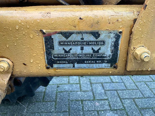 1955 minneapolis-moline b1g oldtimer tractor - afbeelding 11 van  19
