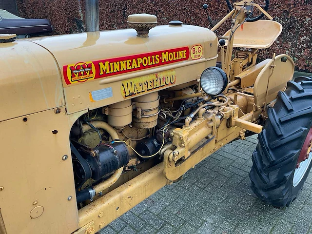 1955 minneapolis-moline b1g oldtimer tractor - afbeelding 18 van  19