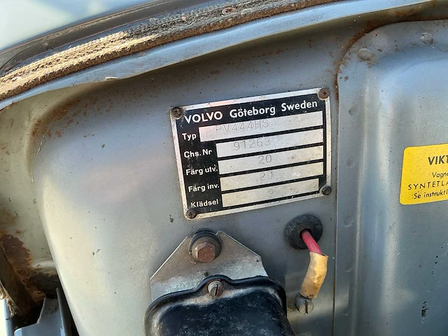 1955 volvo pv444 oldtimer - afbeelding 61 van  65