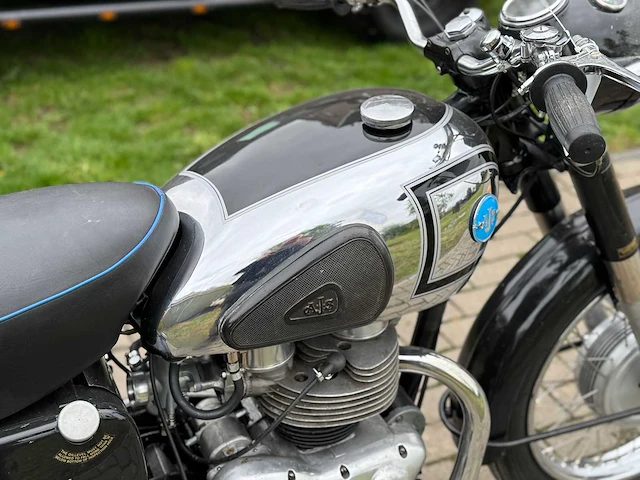 1956 ajs m18 500cc motorfiets - afbeelding 2 van  15
