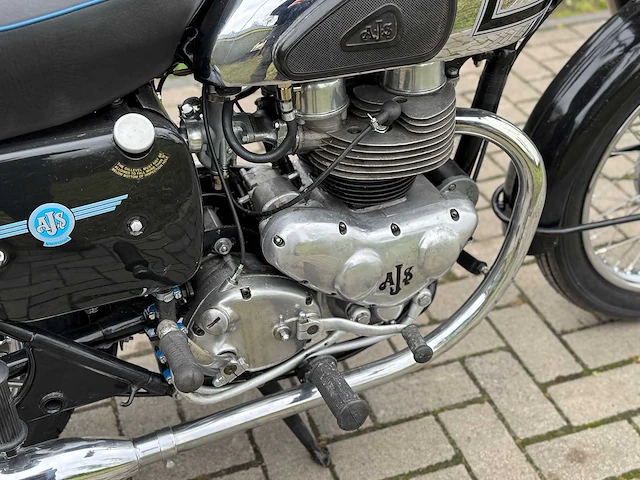 1956 ajs m18 500cc motorfiets - afbeelding 3 van  15