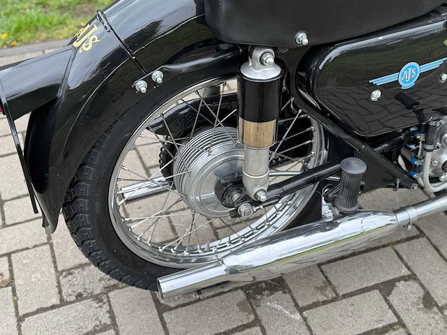 1956 ajs m18 500cc motorfiets - afbeelding 4 van  15