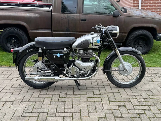 1956 ajs m18 500cc motorfiets - afbeelding 12 van  15