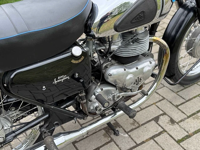 1956 ajs m30 600cc motorfiets - afbeelding 6 van  16
