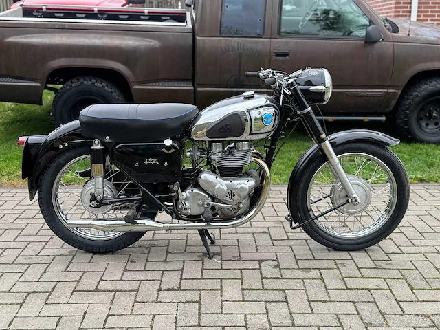 1956 ajs m30 600cc motorfiets - afbeelding 13 van  16