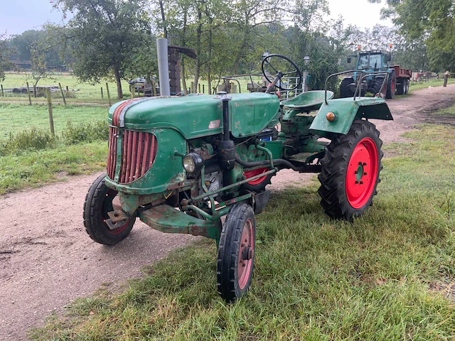1956 guldner 14ps oldtimer tractor - afbeelding 1 van  26