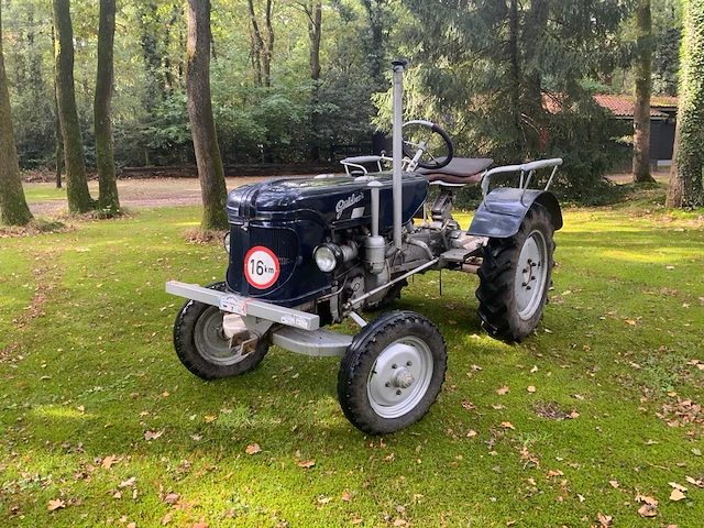 1956 guldner 14ps oldtimer tractor - afbeelding 1 van  24