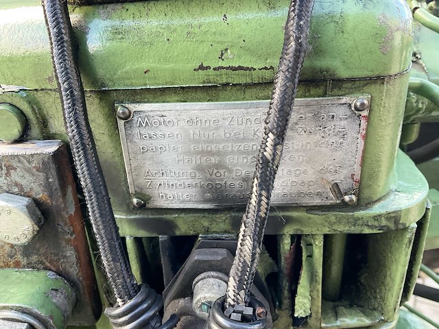 1957 hatz tl10 oldtimer tractor - afbeelding 9 van  28