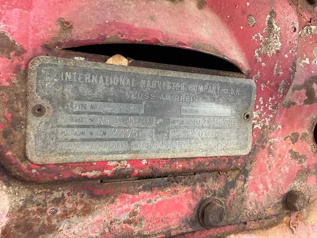 1957 mc cormick international farmall d-430 oldtimer tractor - afbeelding 24 van  24