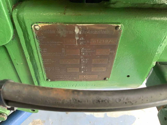 1958 guldner azk tweewielaangedreven landbouwtractor - afbeelding 16 van  49