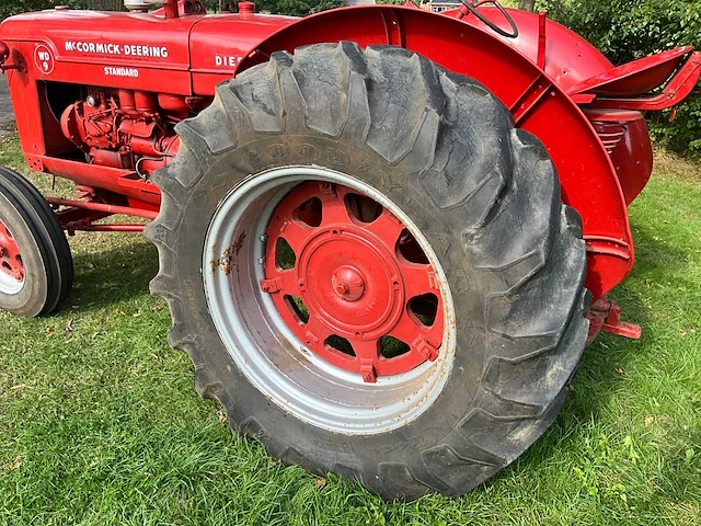 1958 mccormick deering wd9 oldtimer tractor - afbeelding 15 van  27