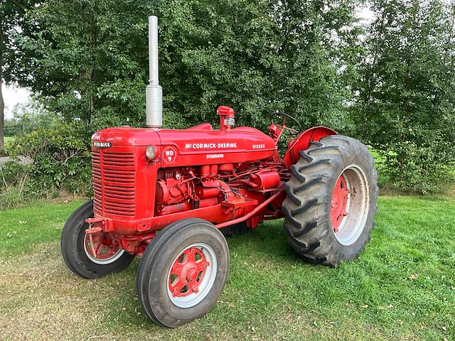 1958 mccormick deering wd9 oldtimer tractor - afbeelding 1 van  27