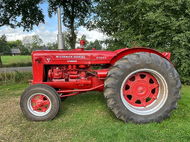 1958 mccormick deering wd9 oldtimer tractor - afbeelding 23 van  27