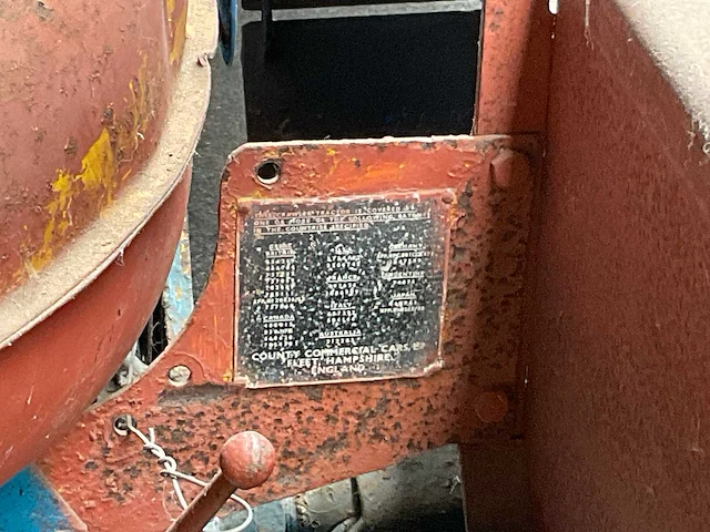 1959 fordson county crawler swamp, sdl50 oldtimer tractor - afbeelding 6 van  16