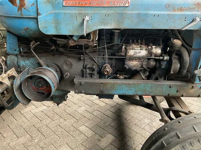 1959 fordson super major oldtimer tractor - afbeelding 2 van  17