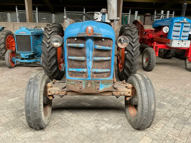 1959 fordson super major oldtimer tractor - afbeelding 13 van  17