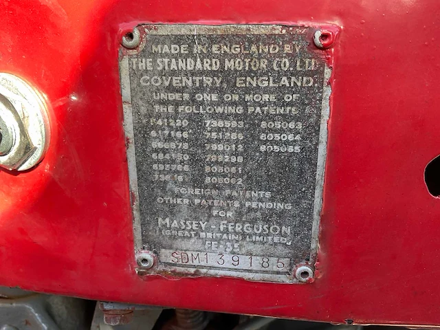 1959 massey ferguson 35 oldtimer tractor - afbeelding 24 van  31