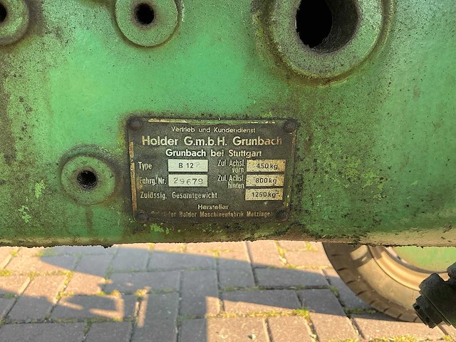 1960 holder b12 oldtimer tractor - afbeelding 7 van  24
