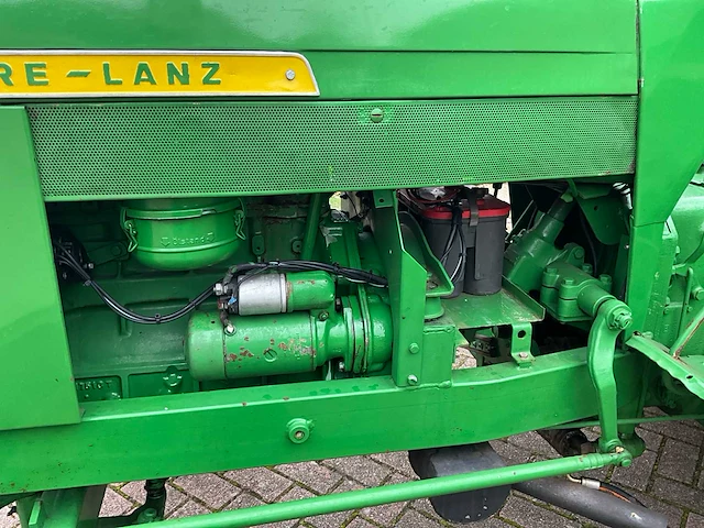 1960 john deere lanz 300 oldtimer tractor + maaibalk - afbeelding 5 van  31