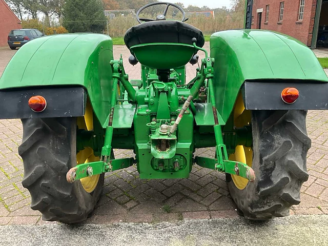 1960 john deere lanz 300 oldtimer tractor + maaibalk - afbeelding 10 van  31