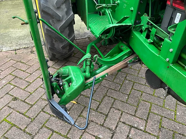 1960 john deere lanz 300 oldtimer tractor + maaibalk - afbeelding 14 van  31