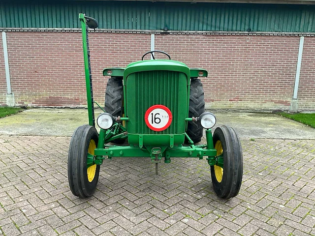 1960 john deere lanz 300 oldtimer tractor + maaibalk - afbeelding 23 van  31