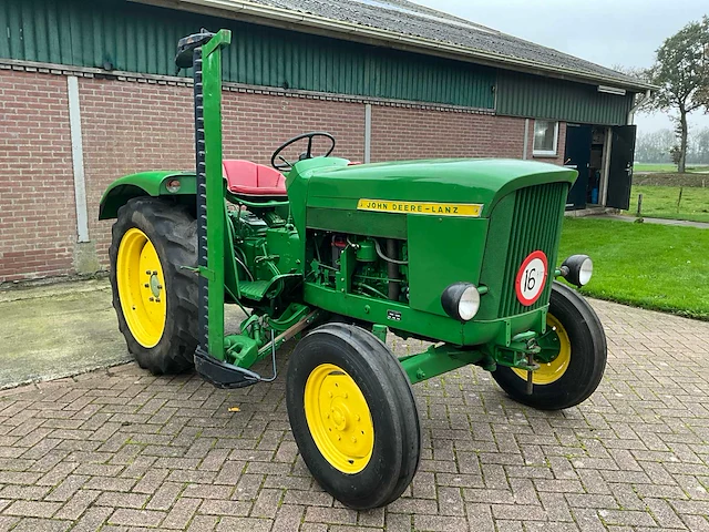 1960 john deere lanz 300 oldtimer tractor + maaibalk - afbeelding 26 van  31