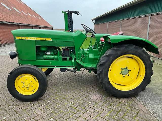 1960 john deere lanz 300 oldtimer tractor + maaibalk - afbeelding 27 van  31