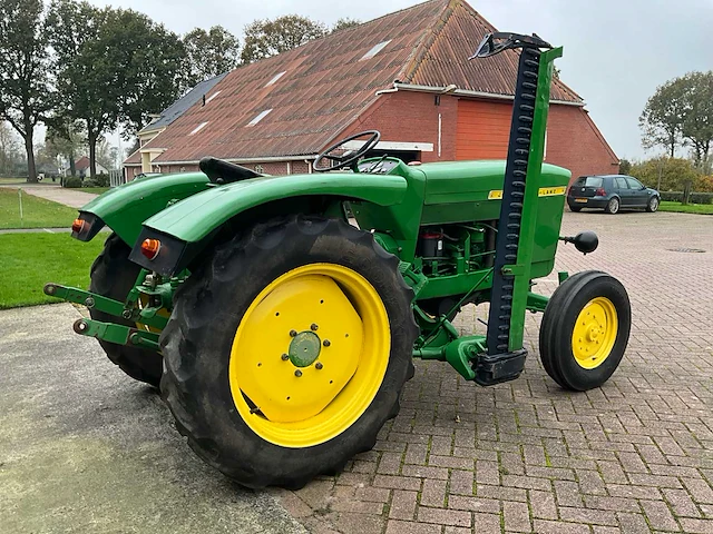 1960 john deere lanz 300 oldtimer tractor + maaibalk - afbeelding 29 van  31