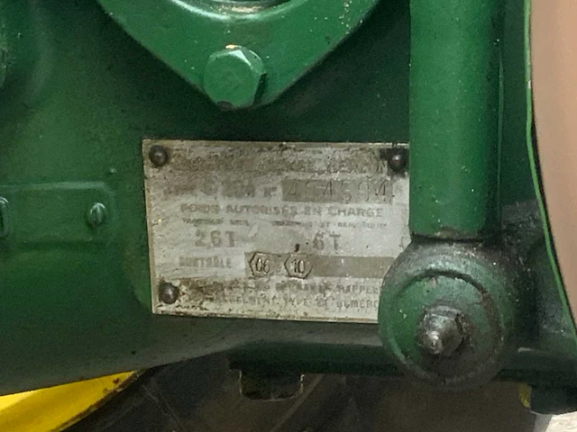1960 sfv vierzon super 204 oldtimer tractor - afbeelding 20 van  27