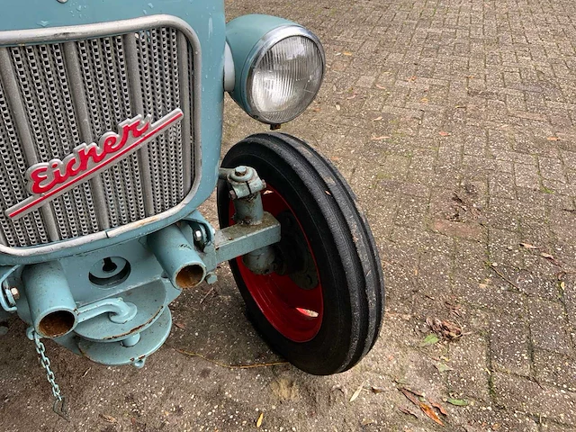 1961 eicher es201 oldtimer tweewielaangedreven landbouwtractor - afbeelding 2 van  29