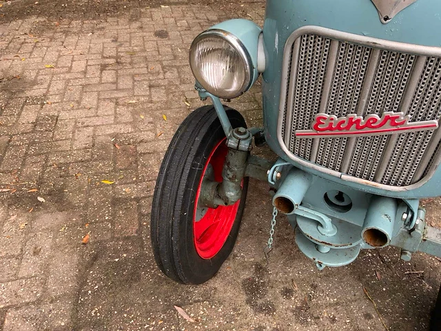 1961 eicher es201 oldtimer tweewielaangedreven landbouwtractor - afbeelding 3 van  29