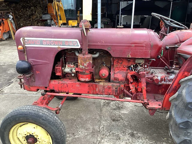 1962 david brown 850 implematic tweewielaangedreven landbouwtractor - afbeelding 4 van  12