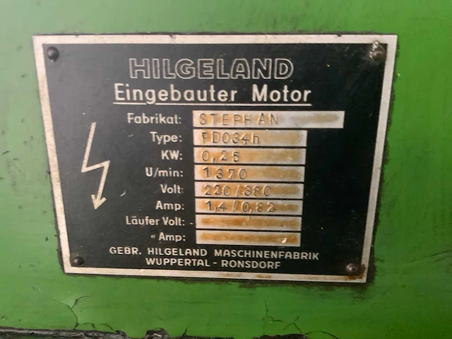 1963 hilgeland m e 4 zeskant steekmachine - afbeelding 5 van  19