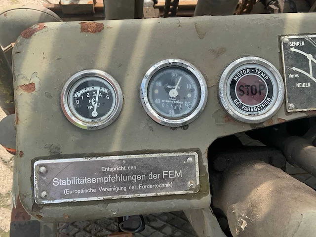1963 steinbok dfg2cd/340 vorkheftruck - afbeelding 14 van  25