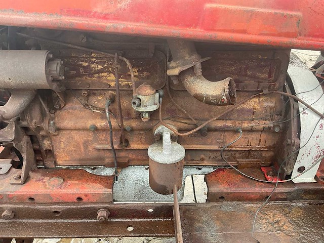 1966 nuffield 4dm/6dm 6 cilinder oldtimer tractor - afbeelding 22 van  23