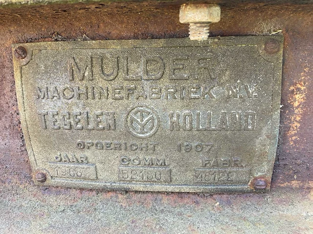 1968 mulder 52180 nostalgische betonmixer - afbeelding 3 van  10