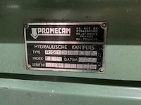 1968 promecam rg-1200-25 kantbank - afbeelding 4 van  19