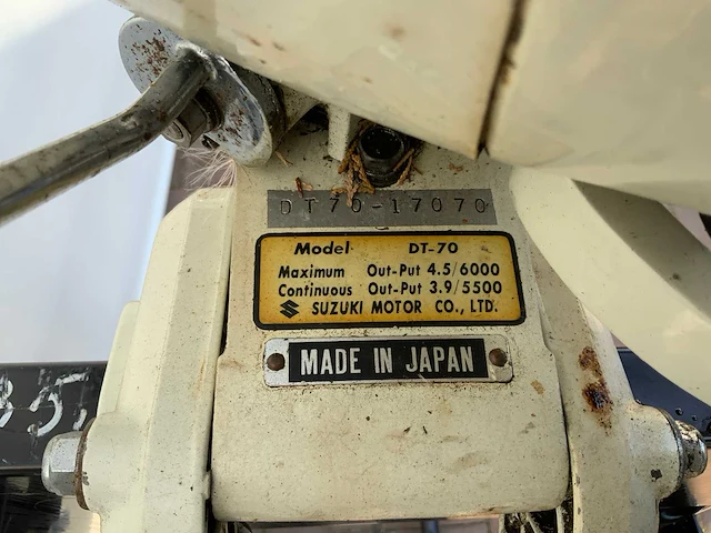 1970 suzuki dt-70 oldtimer buitenboordmotor - afbeelding 8 van  8