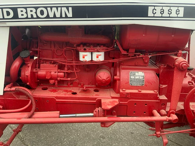 1971 david brown 1210 tweewiel aangedreven oldtimer tractor - afbeelding 6 van  30